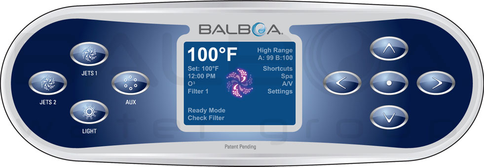 Balboa TP800 display til jacuzzi